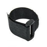 Opaski rzepowe 16mmx310mm Czarne 10 sztuk