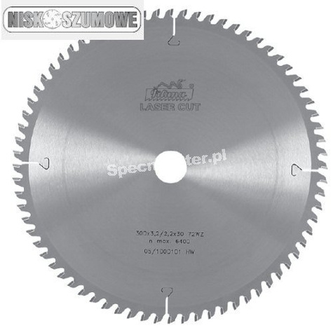 PILANA Piła tarczowa z zębami z węglików spiekanych 250x3,2/2,2x30 WZ 64z