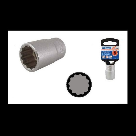 Nasadka 12 kąt 1/2" 12 mm z przywieszką