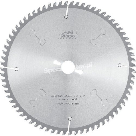 PILANA Piła tarczowa z zębami z węglików spiekanych do cięcia metali 450 x 4,0 x 3,2 x 30 108z